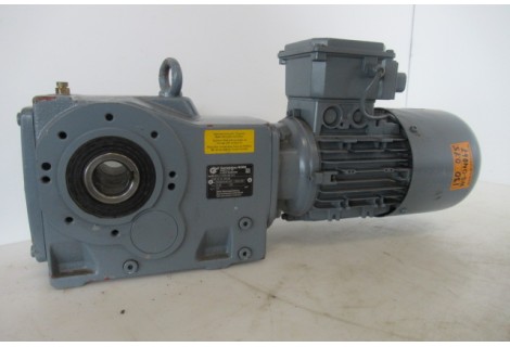 130 RPM 0,75 KW Brake  Asmaat 35 mm. Used